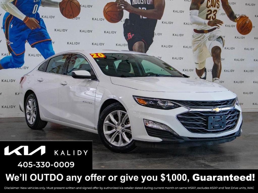 used 2020 Chevrolet Malibu car, priced at $14,000