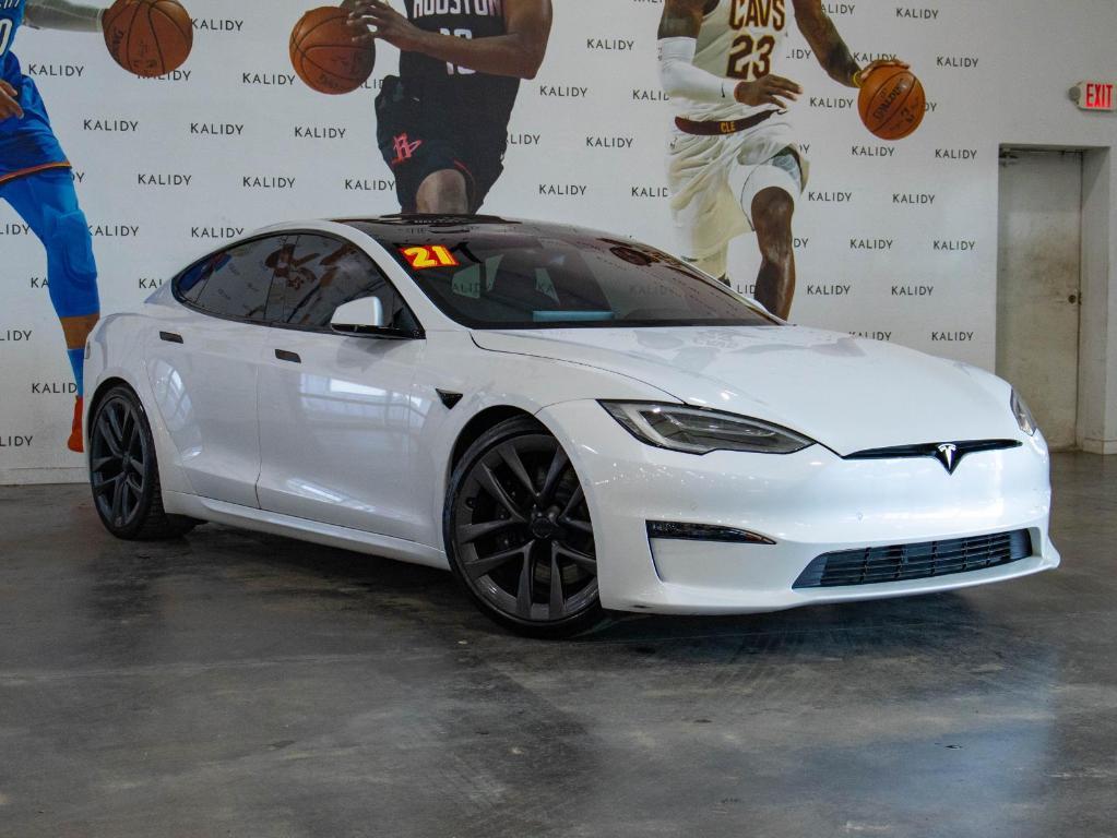 used 2021 Tesla Model S car, priced at $53,750