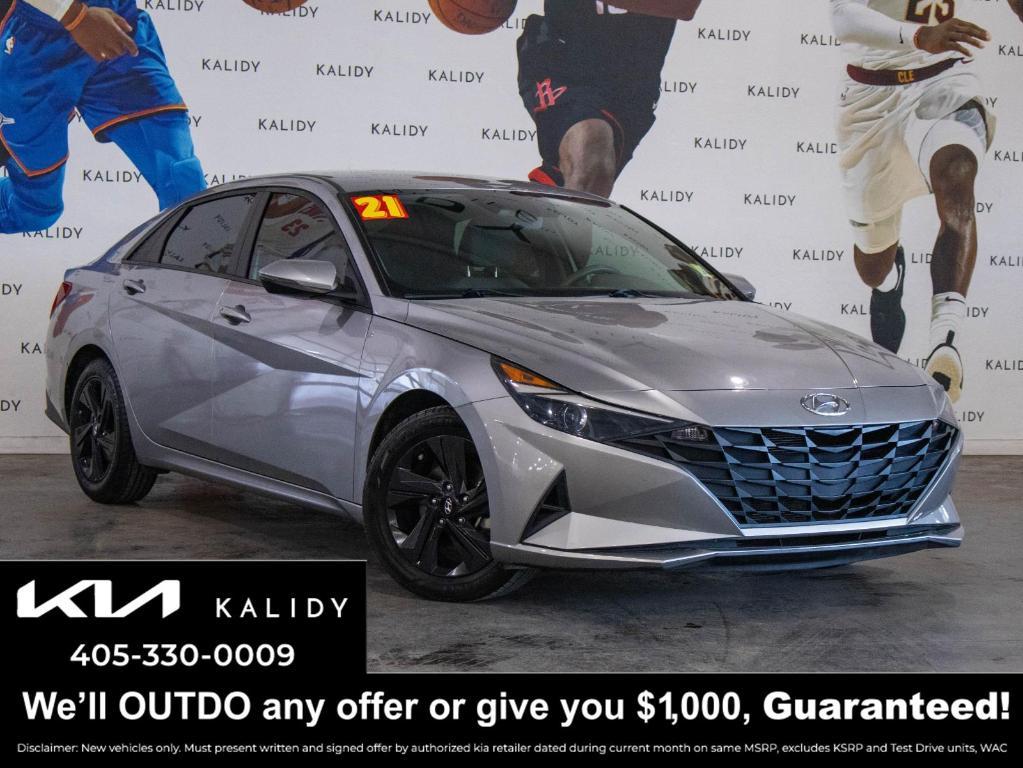used 2021 Hyundai Elantra car, priced at $16,500