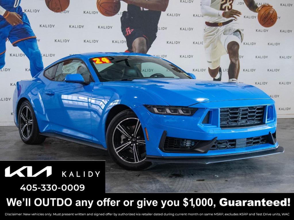 used 2024 Ford Mustang car, priced at $27,000