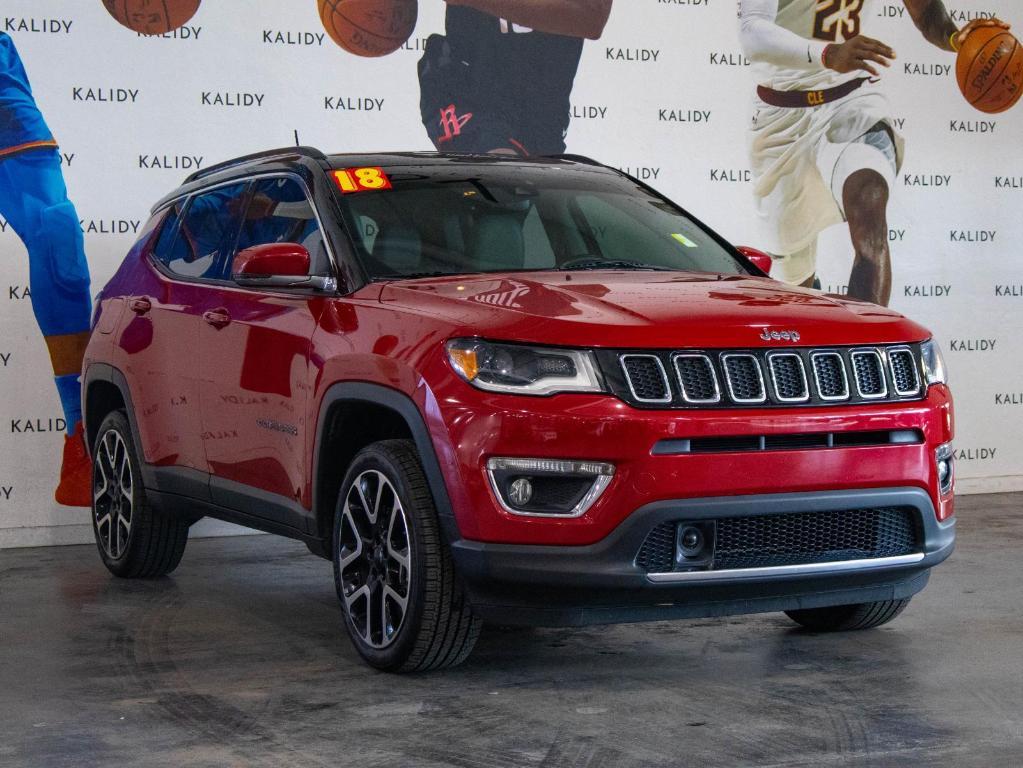 used 2018 Jeep Compass car, priced at $17,250