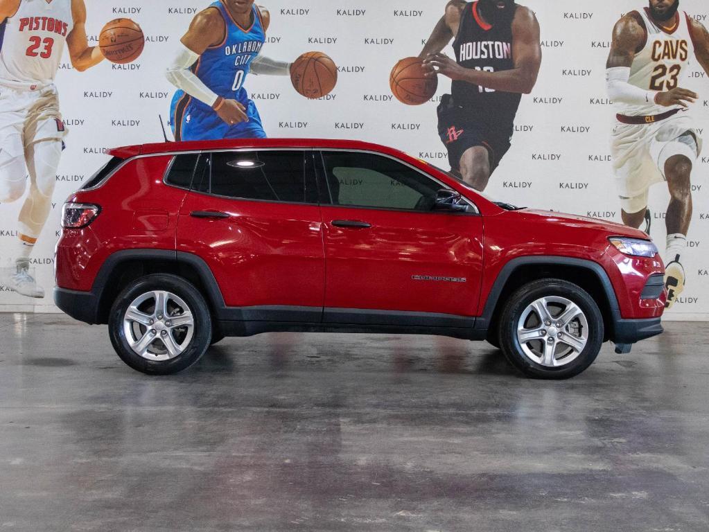 used 2023 Jeep Compass car, priced at $21,500