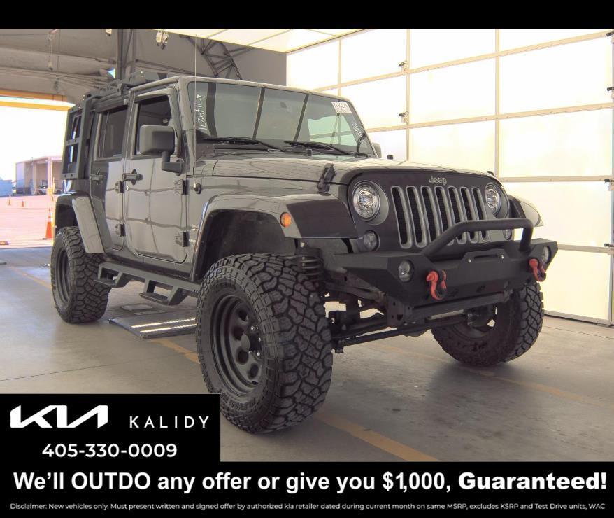 used 2018 Jeep Wrangler JK Unlimited car, priced at $26,500