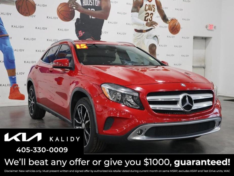 used 2015 Mercedes-Benz GLA-Class car, priced at $13,000