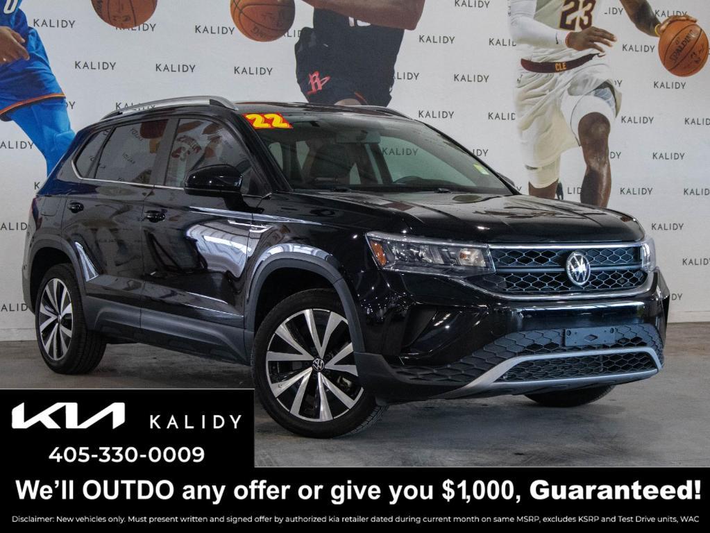 used 2022 Volkswagen Taos car, priced at $21,500