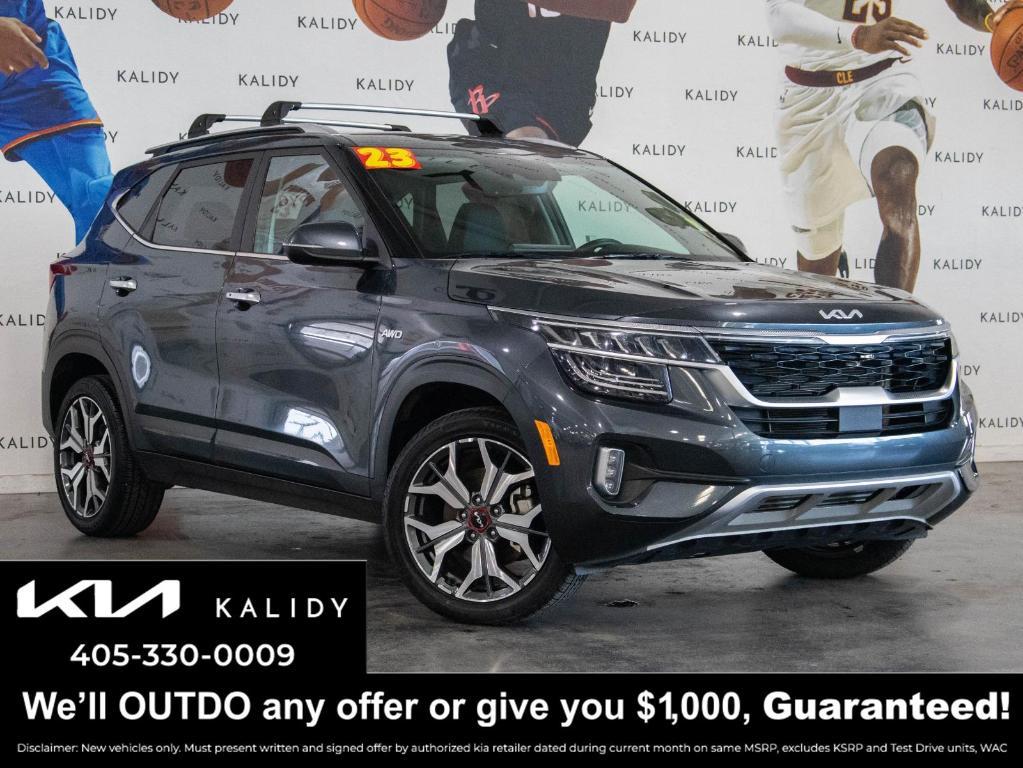 used 2023 Kia Seltos car, priced at $23,250