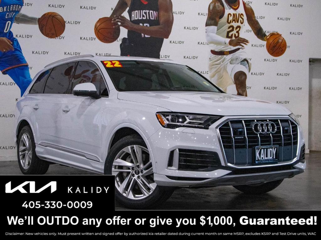 used 2022 Audi Q7 car, priced at $35,250