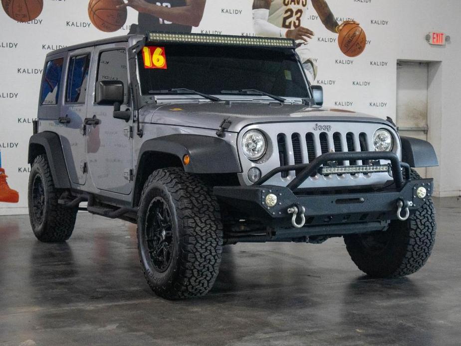 used 2016 Jeep Wrangler Unlimited car, priced at $16,000