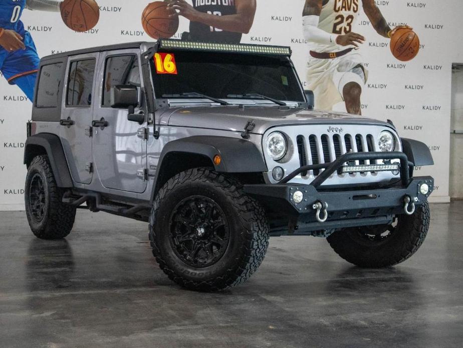 used 2016 Jeep Wrangler Unlimited car, priced at $16,000