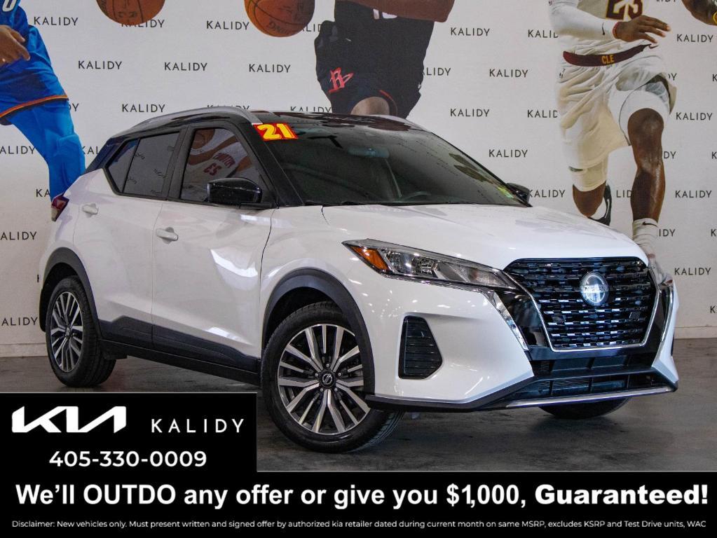 used 2021 Nissan Kicks car, priced at $16,250