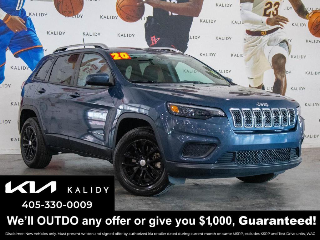 used 2020 Jeep Cherokee car, priced at $18,250