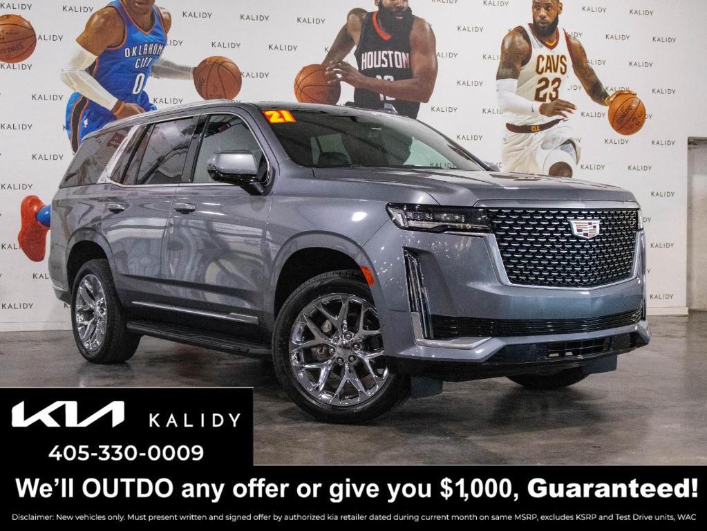 used 2021 Cadillac Escalade car, priced at $56,750