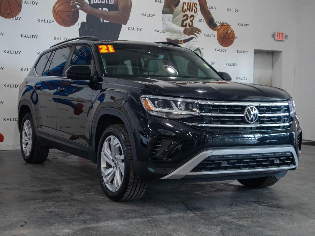 used 2021 Volkswagen Atlas car, priced at $23,500