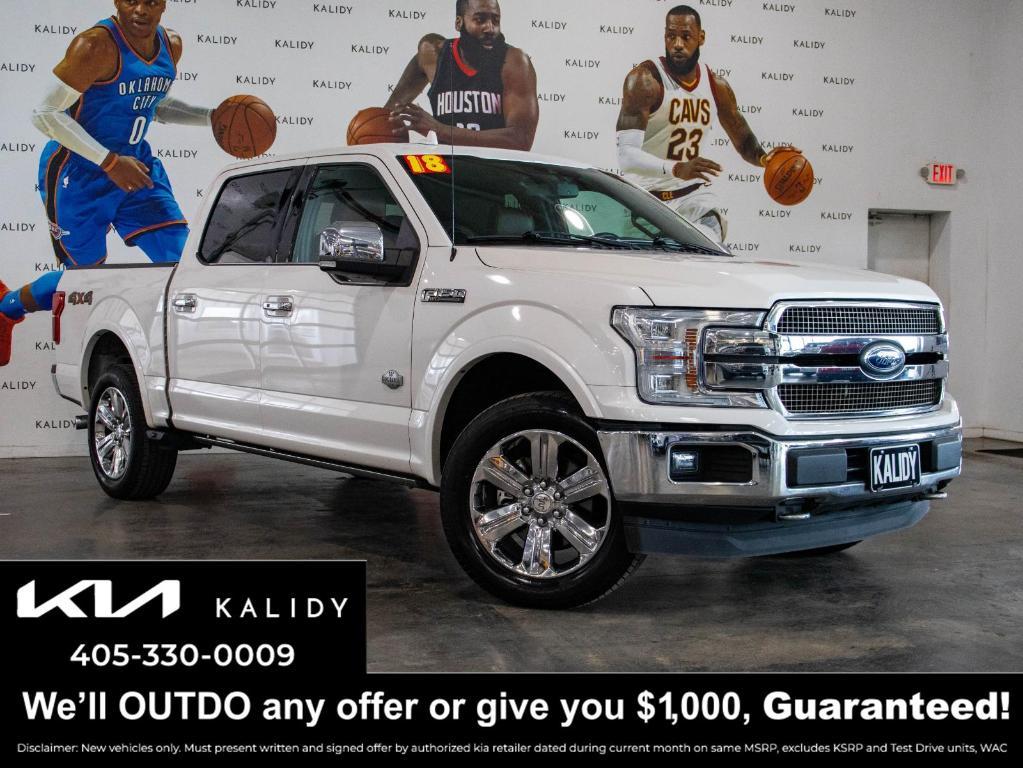 used 2018 Ford F-150 car, priced at $33,000