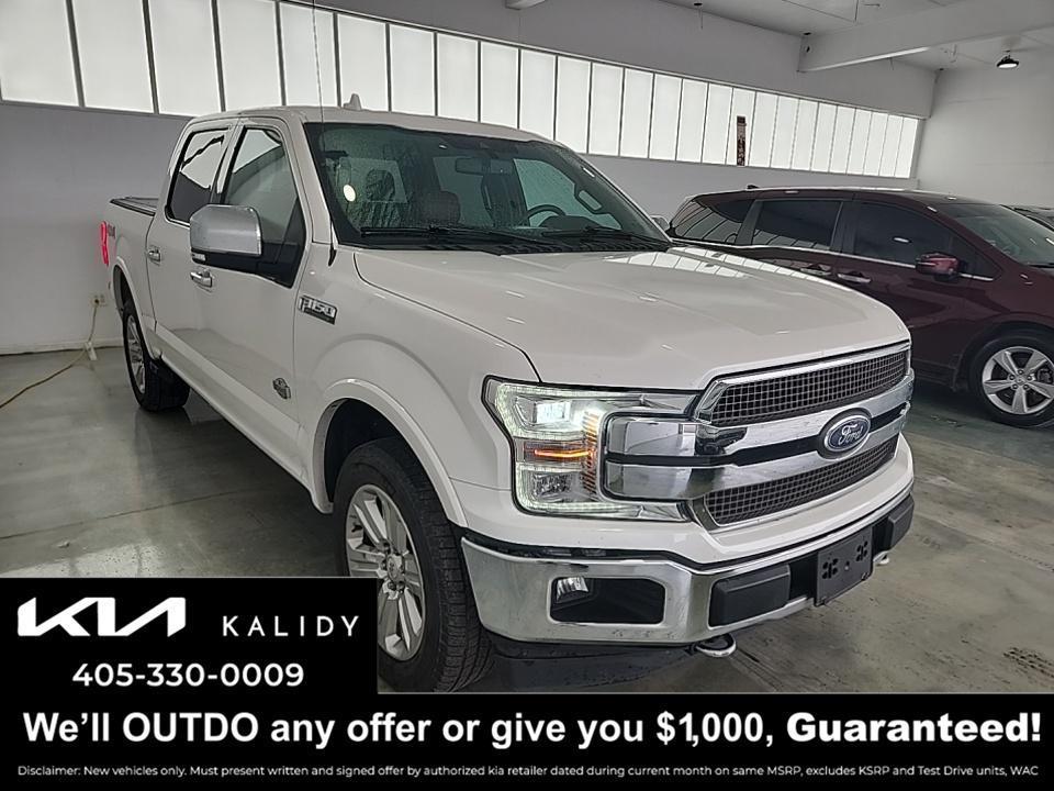 used 2018 Ford F-150 car, priced at $34,000