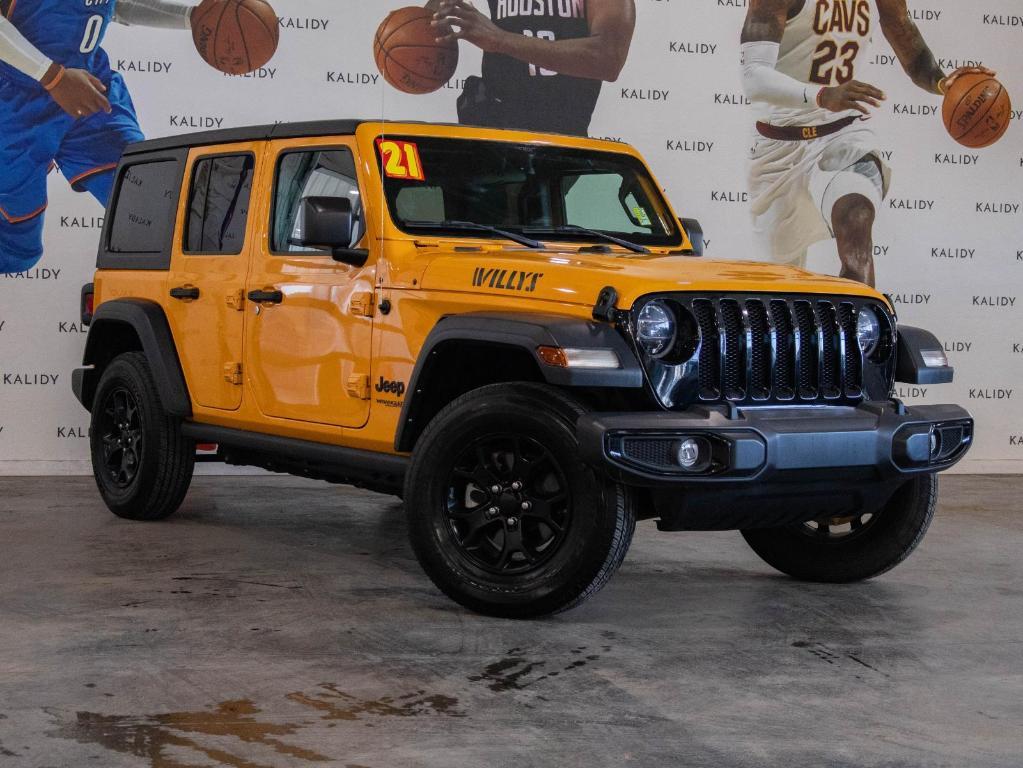used 2021 Jeep Wrangler Unlimited car, priced at $28,876
