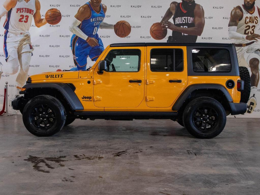 used 2021 Jeep Wrangler Unlimited car, priced at $28,876