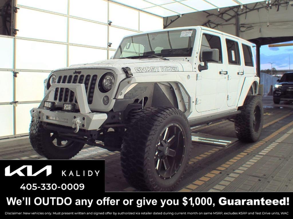 used 2018 Jeep Wrangler JK Unlimited car, priced at $28,000