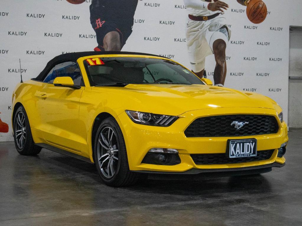 used 2017 Ford Mustang car, priced at $21,500