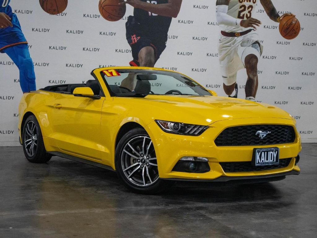 used 2017 Ford Mustang car, priced at $21,500