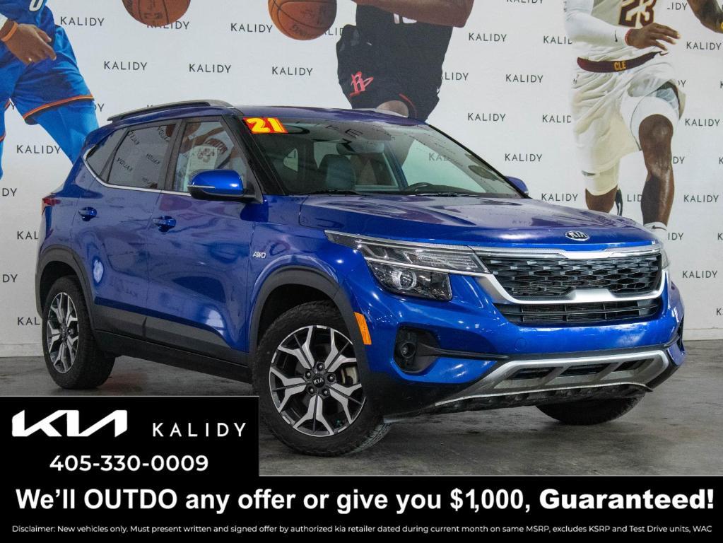 used 2021 Kia Seltos car, priced at $18,500
