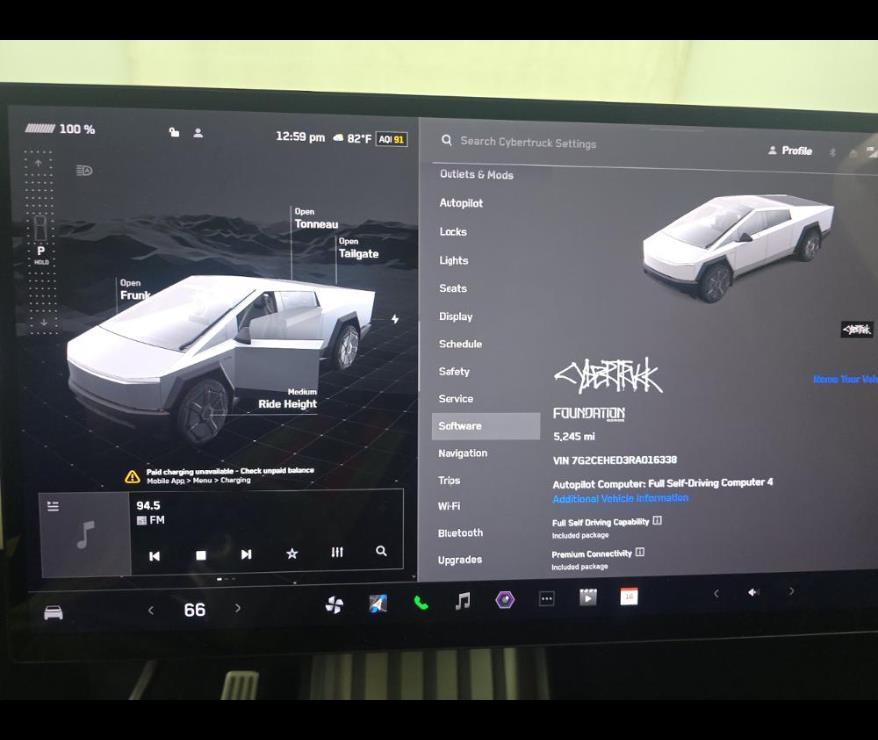 used 2024 Tesla Cybertruck car, priced at $78,500