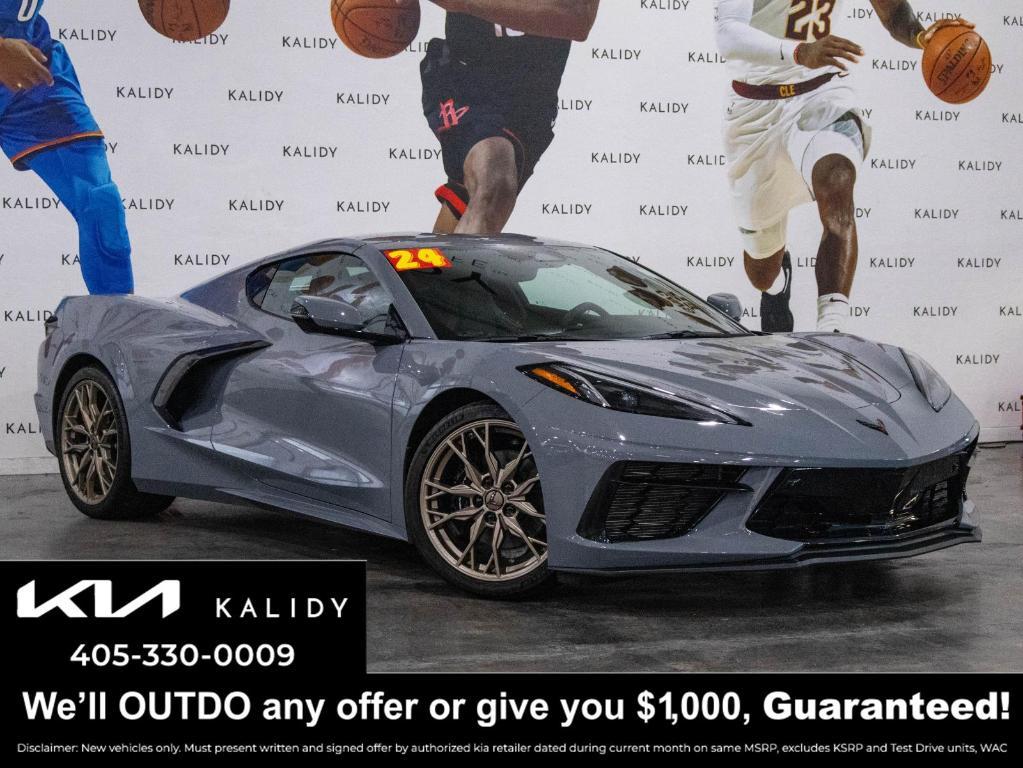 used 2024 Chevrolet Corvette car, priced at $74,250