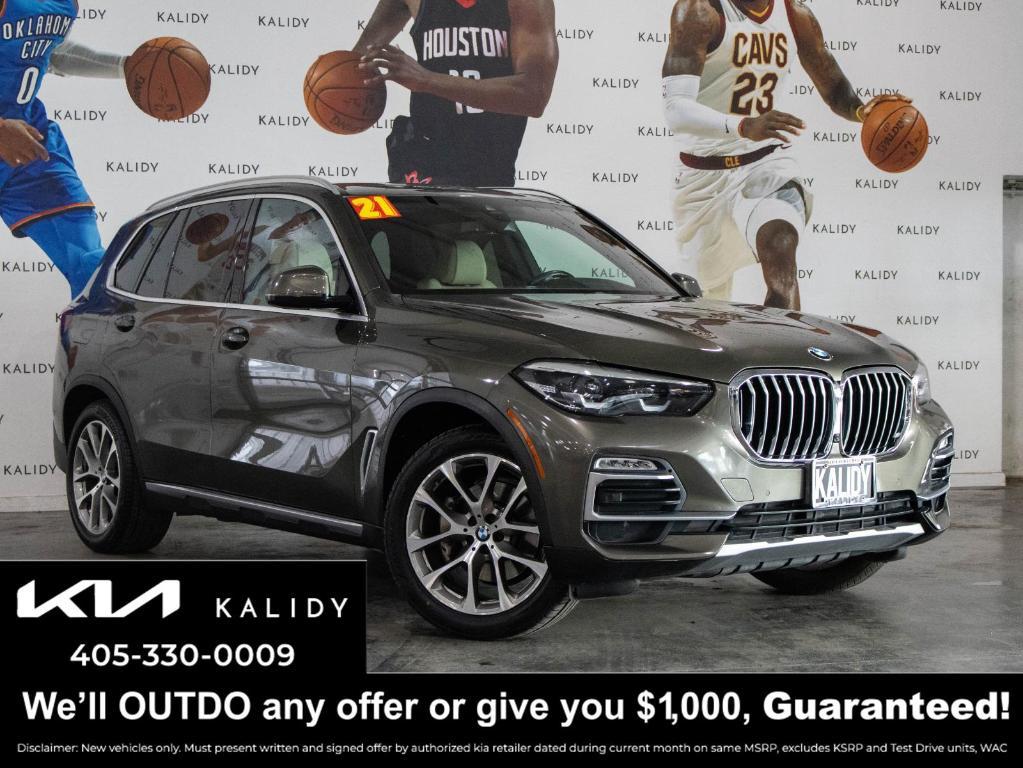 used 2021 BMW X5 car, priced at $28,250