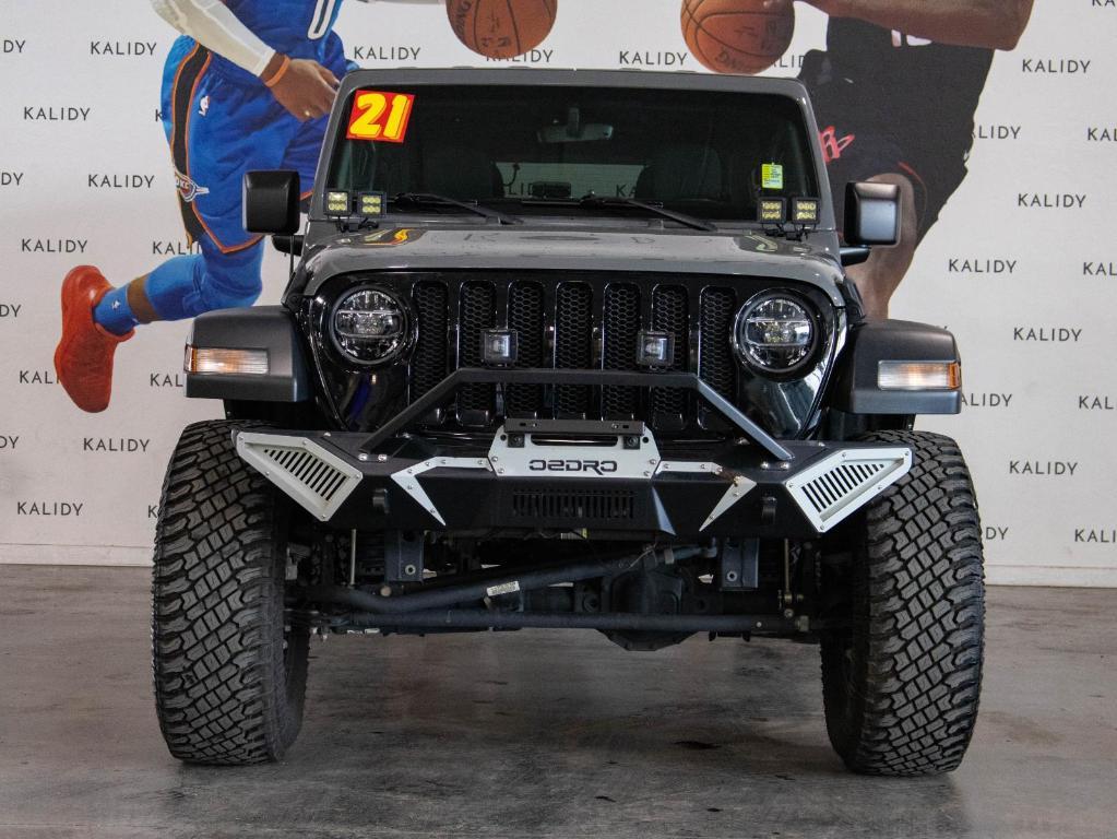 used 2021 Jeep Wrangler Unlimited car, priced at $34,250