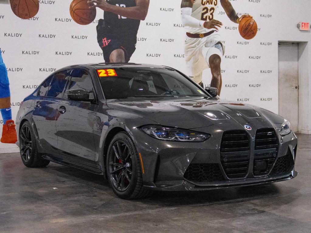 used 2023 BMW M3 car, priced at $75,500