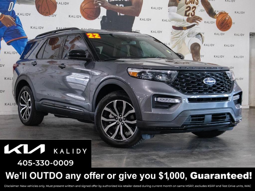 used 2022 Ford Explorer car, priced at $31,500