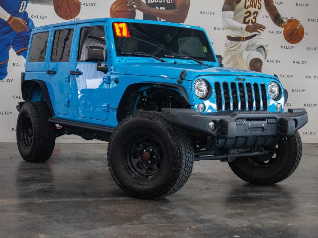 used 2017 Jeep Wrangler Unlimited car, priced at $24,000