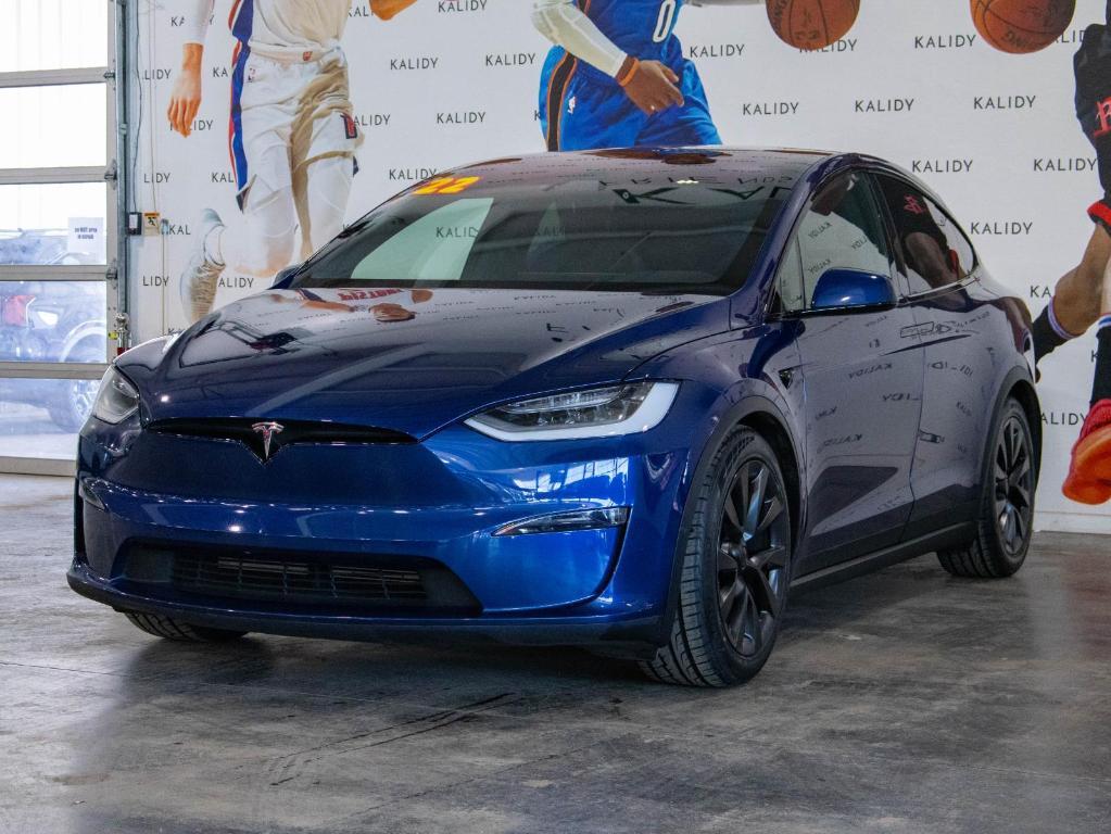 used 2022 Tesla Model X car, priced at $47,500