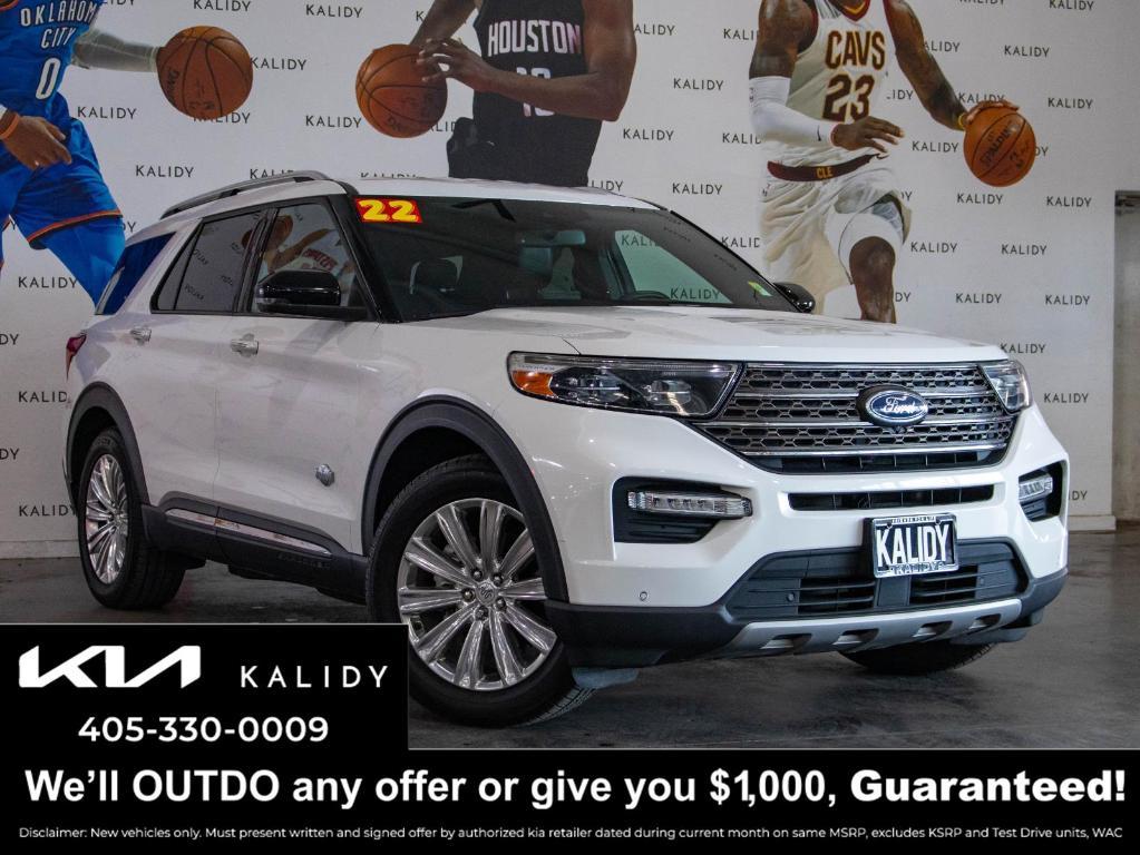 used 2022 Ford Explorer car, priced at $36,250
