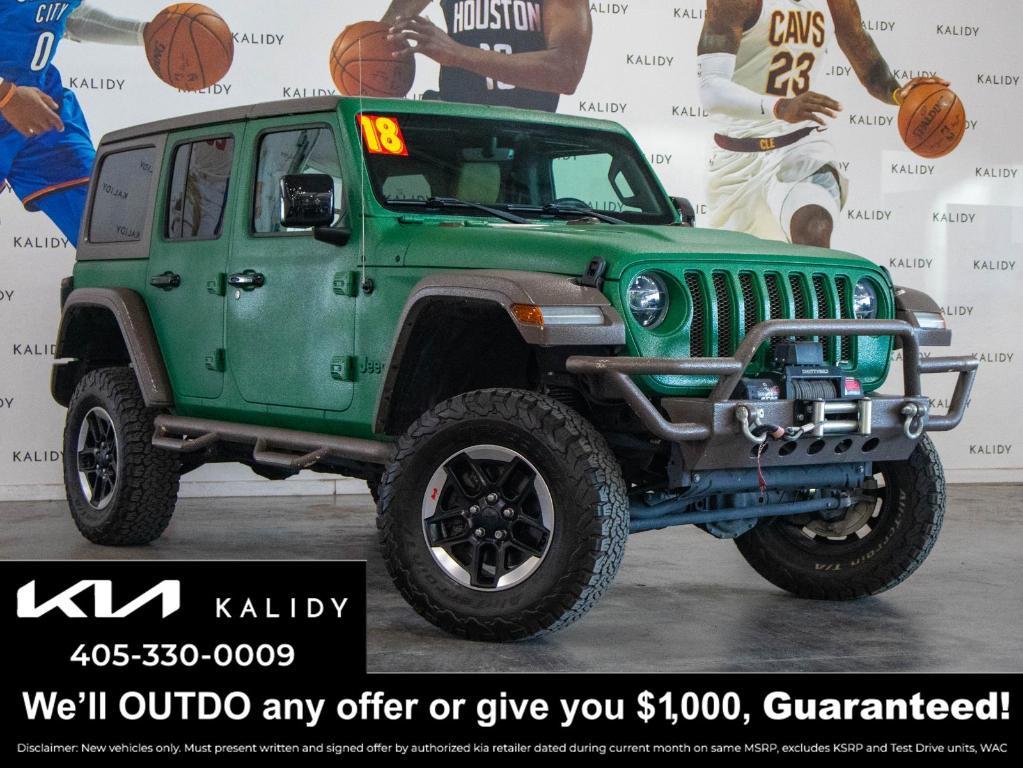 used 2018 Jeep Wrangler Unlimited car, priced at $32,250
