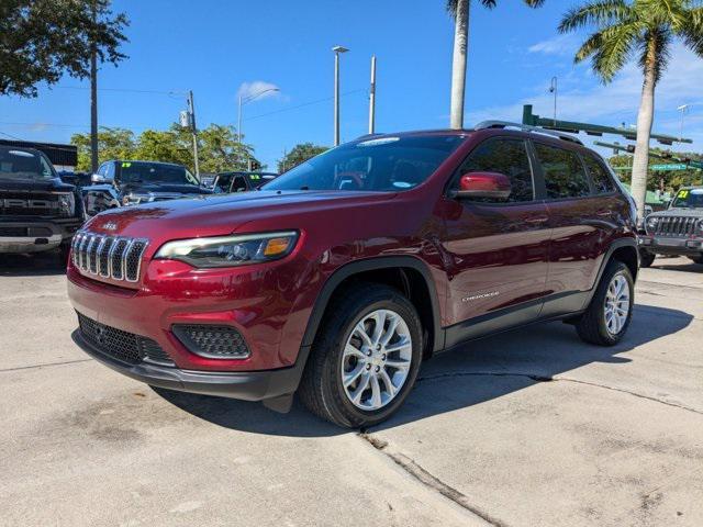 used 2021 Jeep Cherokee car, priced at $18,497