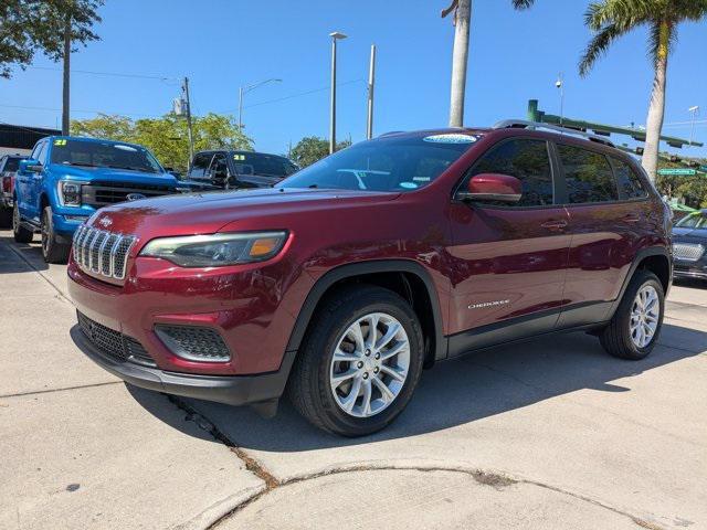 used 2021 Jeep Cherokee car, priced at $18,497