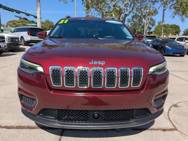 used 2021 Jeep Cherokee car, priced at $18,497