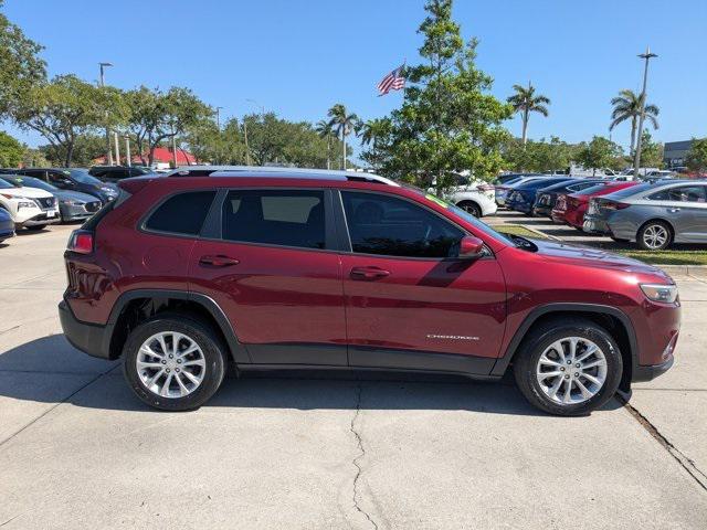 used 2021 Jeep Cherokee car, priced at $18,497