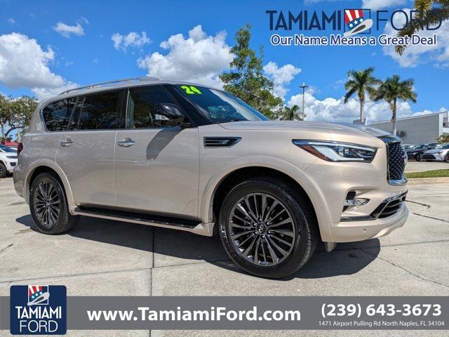 used 2024 INFINITI QX80 car, priced at $58,855
