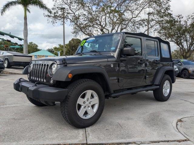 used 2017 Jeep Wrangler Unlimited car, priced at $22,082