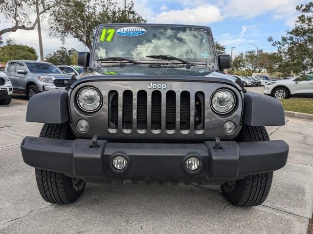 used 2017 Jeep Wrangler Unlimited car, priced at $22,082