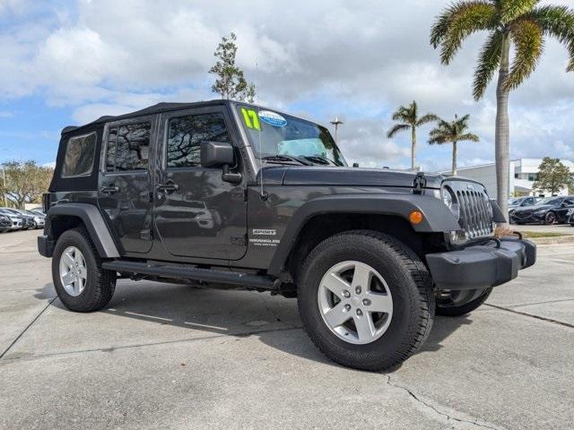 used 2017 Jeep Wrangler Unlimited car, priced at $22,082