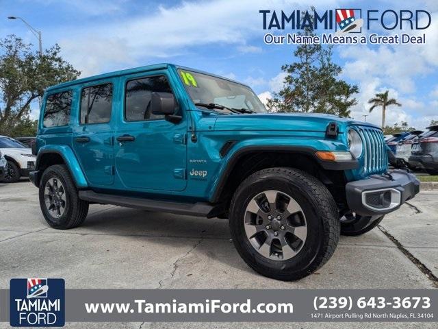 used 2019 Jeep Wrangler Unlimited car, priced at $34,199