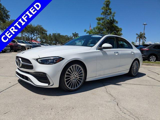 used 2022 Mercedes-Benz C-Class car, priced at $36,597