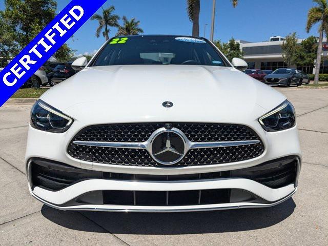 used 2022 Mercedes-Benz C-Class car, priced at $36,597