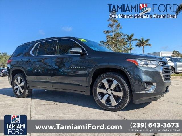 used 2020 Chevrolet Traverse car, priced at $26,990