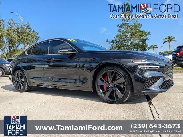 used 2023 Genesis G70 car, priced at $51,998