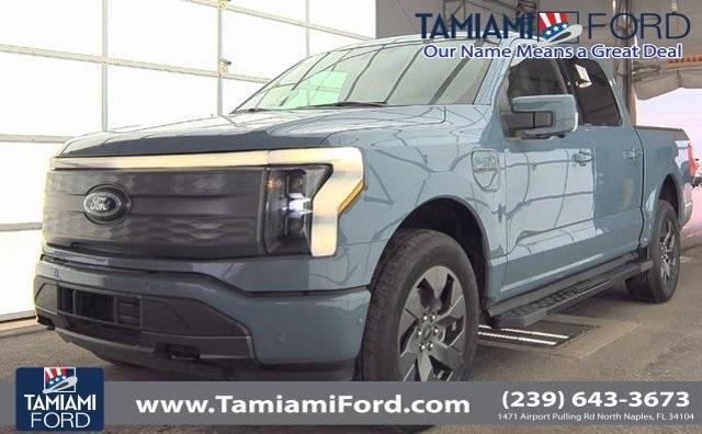 used 2023 Ford F-150 Lightning car, priced at $54,099