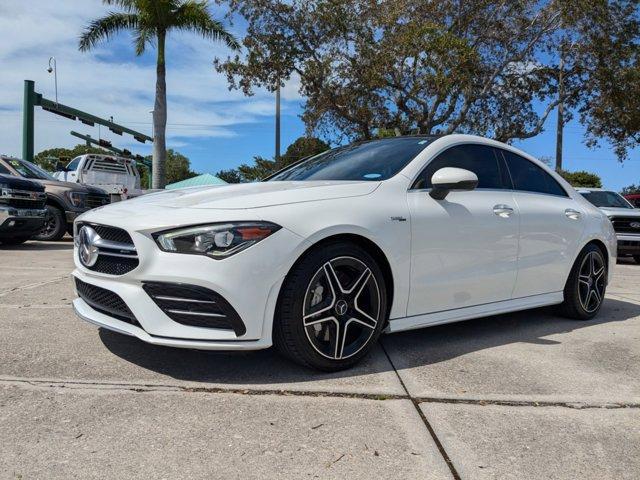 used 2021 Mercedes-Benz AMG CLA 35 car, priced at $31,890